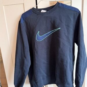 Nike Men's Dark Blue Crewneck Sweater